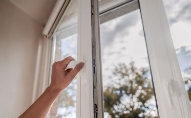 Geöffnetes Fenster