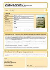 Energieausweis bestellen