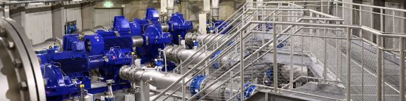 Netzpumpen im Wasserwerk Mörscher Wald