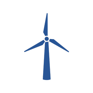 Windrad als Icon dargestellt