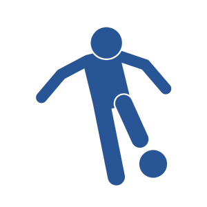 Fußballspieler Icondarstellung