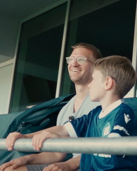 KSC Stadiontour - auf der Tribüne