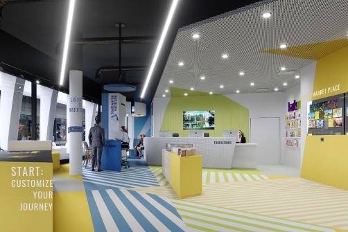 Blick in das Schaufenster Karlsruhe