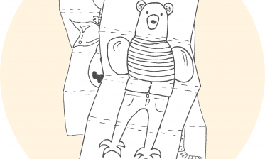 Knickbild-Fabelwesen – Bastelanleitung