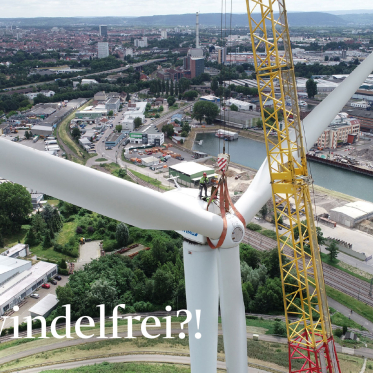 Über den Dächern von Karlsruhe
