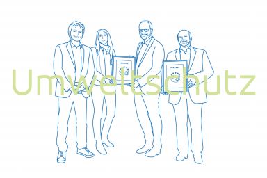 Illustration Urkundenverleihung