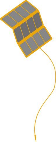 Illustration einer Solarzelle