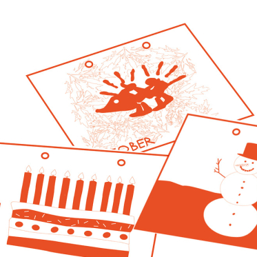 Kalender – Bastelanleitung
