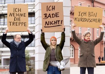 Bilder der Werbekampagne Energiepakt Karlsruhe