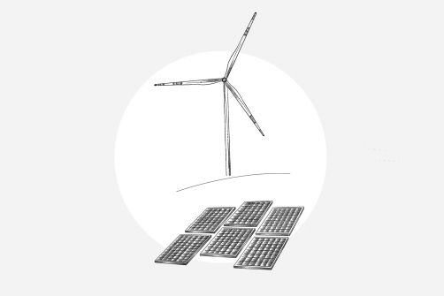 Illustration des Energiebergs