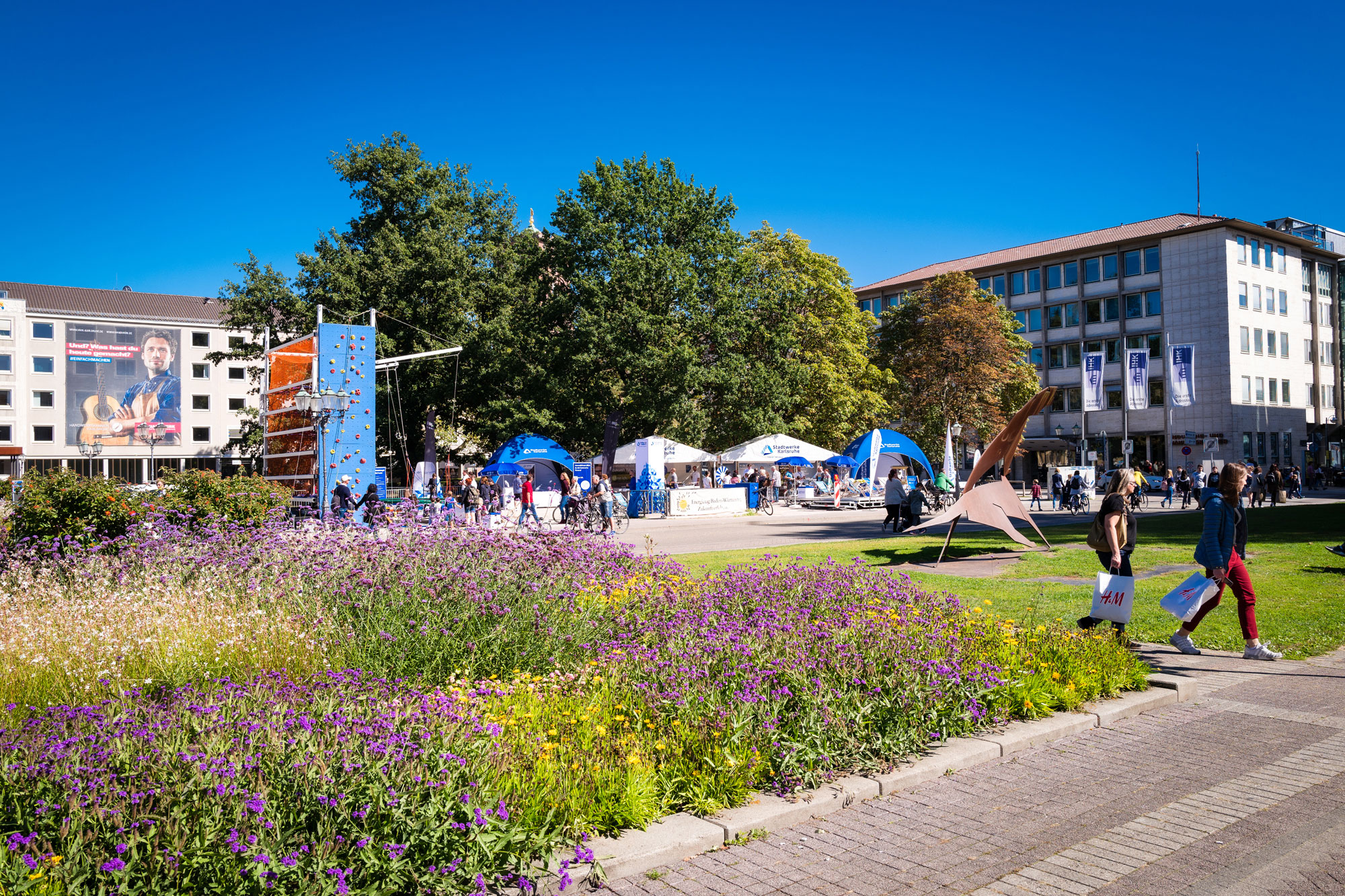 Stadtwerke Aktion auf Platz