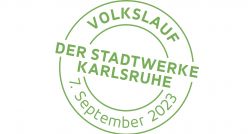 Stempel Volkslauf Stadtwerke Karlsruhe September 2023