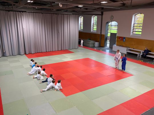 Im Budo-Club in der Weststadt trainieren Kinder Judo.