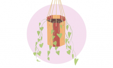 Einen bunten Blumentopf basteln