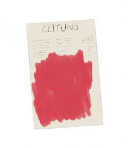 Illustration einer Zeitung