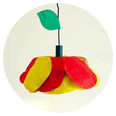 Flower Power - Blumenlampe basteln