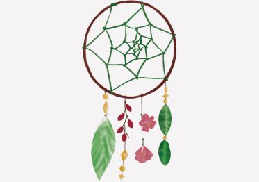 Bastelanleitung Traumfänger 