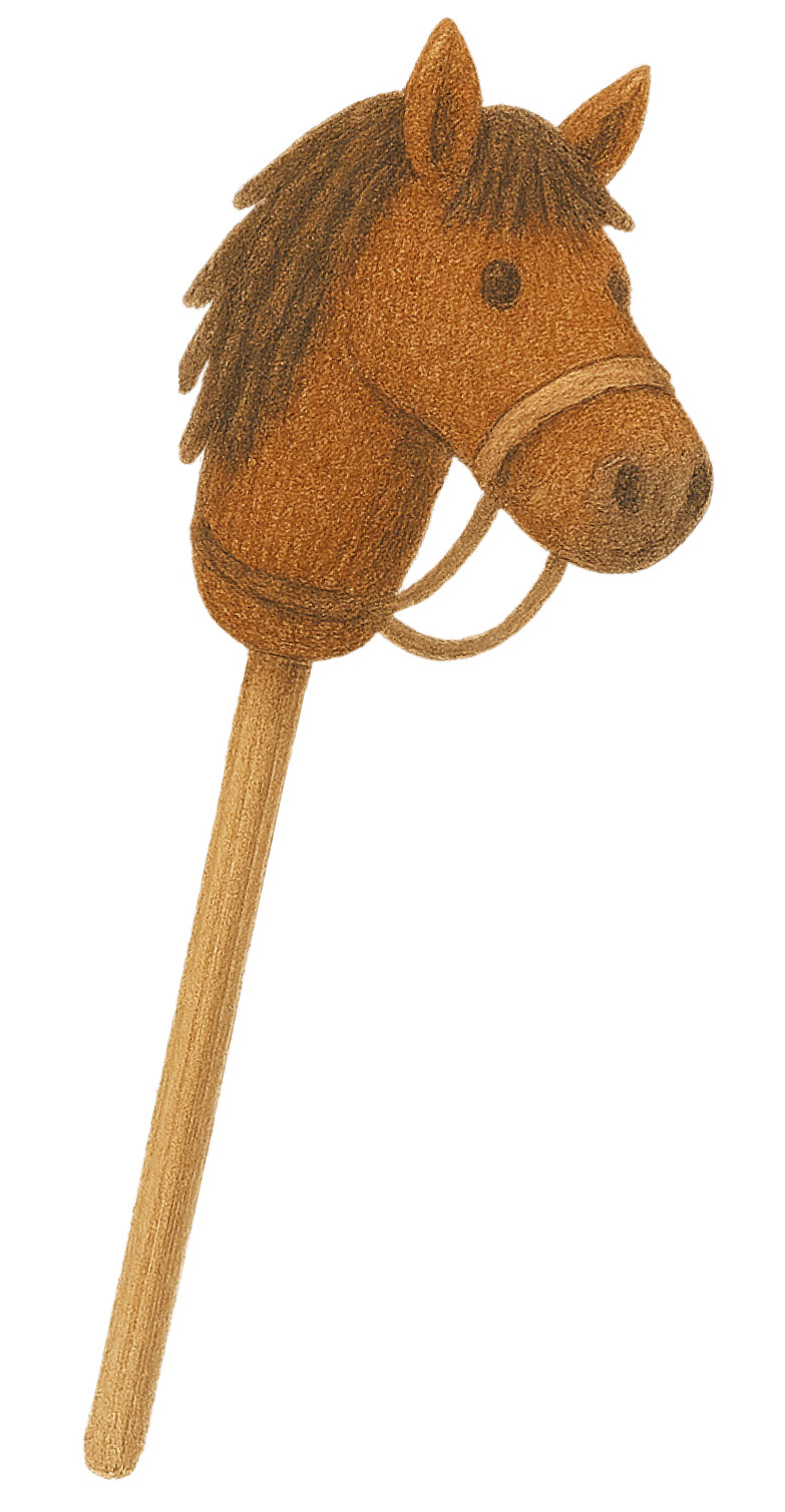 Fertiges Steckenpferd