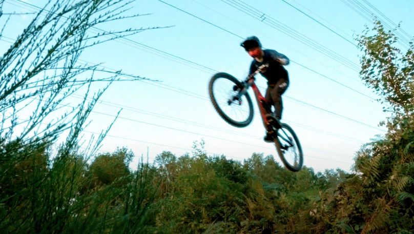 Mountainbike Fahrer