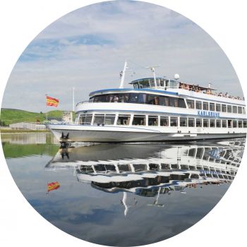 MS Karlsruhe auf dem Rhein