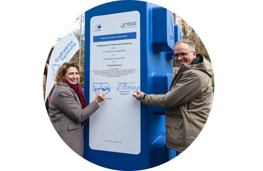 Nicola Beer und Michael Homann