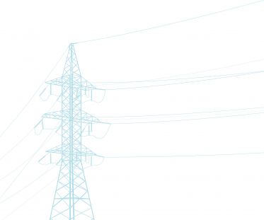 Illustration Hochspannungsmast