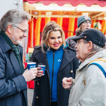 Gute Gespräche und ehrliche Rückmeldungen in Rüppurr