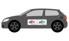 Illustration Grafi E-Auto
