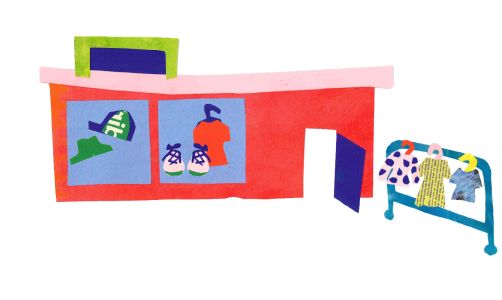 Illustration Kategorie Kleidung