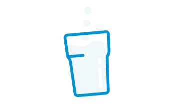 Illustration Wasserglas