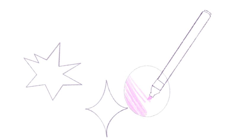 Illustration von Bastelanleitung Schritt zwei.