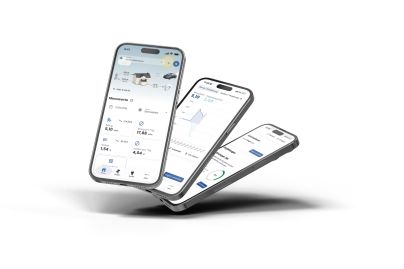 Grafik Dislplay Smartphones mit Anzeige Stromtarif