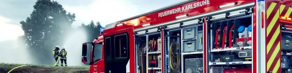 Löschfahrzeug der Feuerwehr Karlsruhe