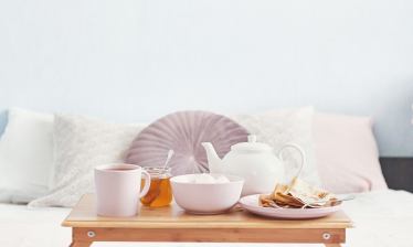 Exklusives Frühstück im Bett bei IKEA