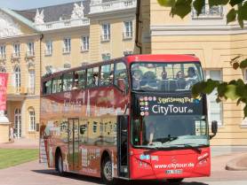HopOn-/HopOff-Bus | Rabatt auf eine City-Tour durch Karlsruhe