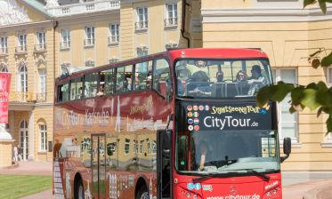 HopOn-/HopOff-Bus | Rabatt auf eine City-Tour durch Karlsruhe