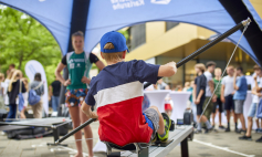 Siebtklässler mit Engagement dabei