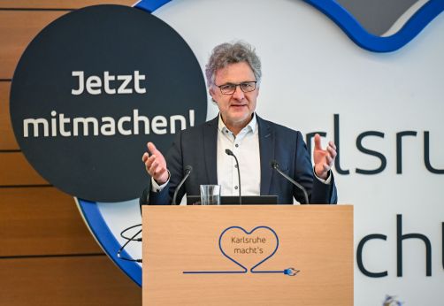 Dr. Frank Mentrup: "Am Beispiel von guten Aktionen wie Karlsruhe macht´s und dem Engagement zahlreicher Karlsruher Bürgerinnen und Bürger zeigt sich unsere Karlsruher Solidarität."
