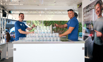 Über 30.000 Liter Trinkwasser für Veranstaltungen in der Region: Stadtwerke-Trinkwassermobil wieder auf Tour! 
