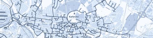 Online-Netzplan Fernwärmeausbau Karlsruhe