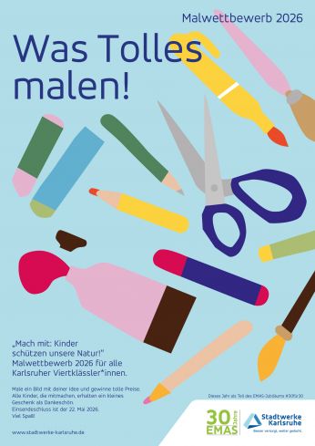 Cover Flyer Malwettbewerb