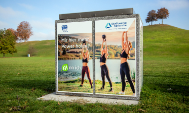 Die SportBox der Stadtwerke Karlsruhe