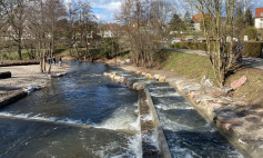Appenmühle mit Fischtreppe und Thomaswehr umgebaut
