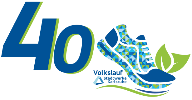 Logo Volkslauf Stadtwerke Karlsruhe