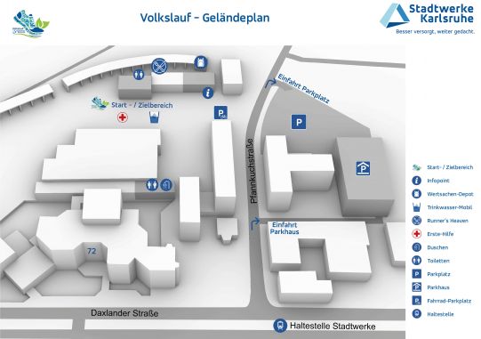 Geländeplan Volkslauf 2023