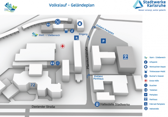 Geländeplan Volkslauf 2025